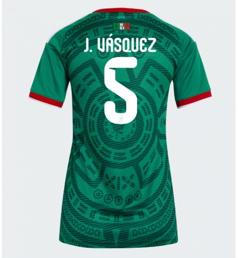 Meksiko Johan Vasquez #5 Kotipaita Naisten MM-kisat 2026 Lyhythihainen Meksiko Johan Vasquez #5 Kotipaita Naisten MM-kisat 2026 Lyhythihainen